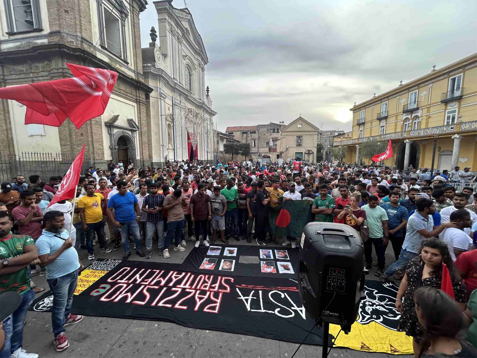 Mai più sfruttamento, razzismo, segregazione abitativa e violenza camorristica!