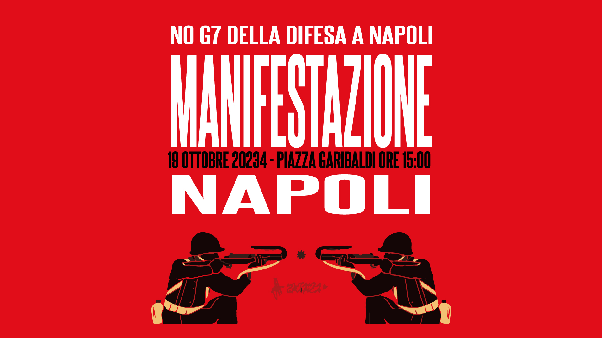 No G7 della difesa a Napoli!