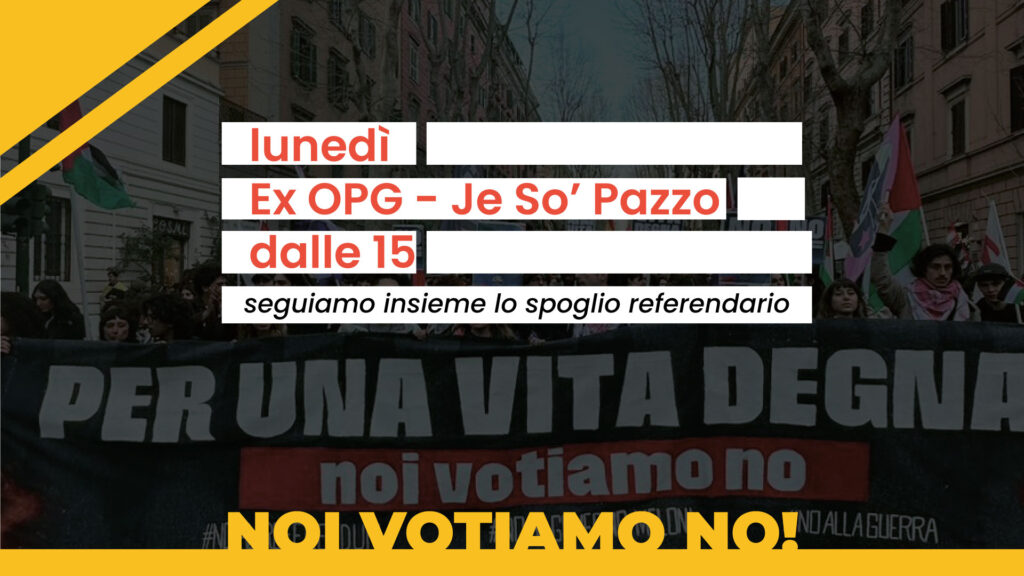 Seguiamo insieme lo spoglio del referendum!
