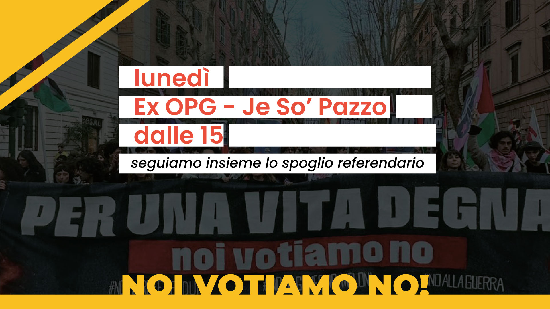 Seguiamo insieme lo spoglio del referendum!